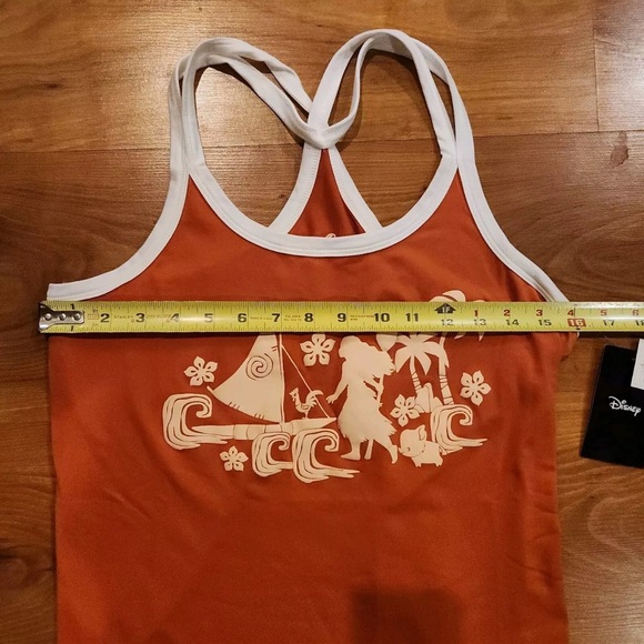 Disney Moana Silhouette Scene Big Girl/Juniors Strappy Tank Top, XS NWT - Picture 3 of 6